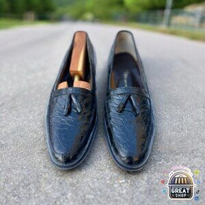 V.I.P. Collection Shoes BLACK Dress Elegant Loafers US Mens Size 10 /43